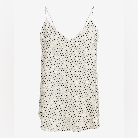 Express Polka Dot V-Neck Downtown Cami, Size XS, New with Tags - Picture 5 of 10